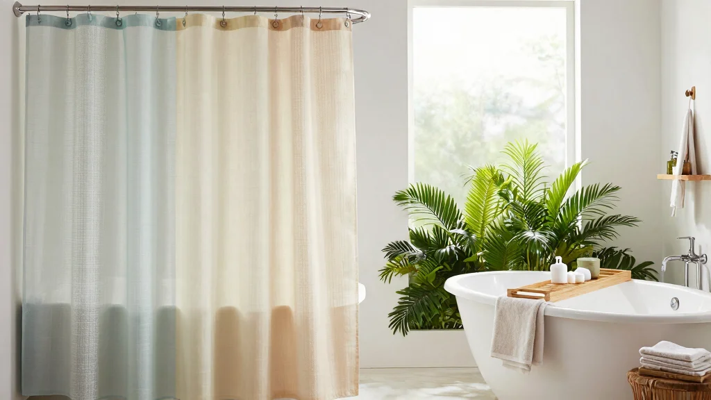 12 Long Shower Curtain Ideas for Spa Like Bathroom Vibes