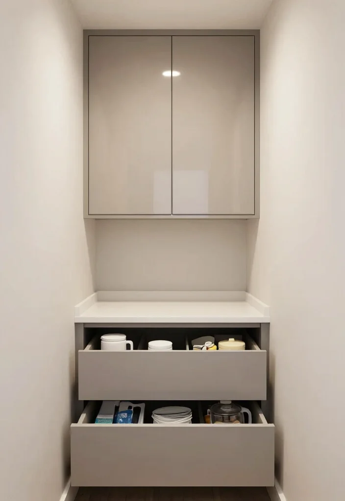 12 Mini Laundry Room Ideas for Apartments and Small Homes 5. Smart Use of Cabinetry 0