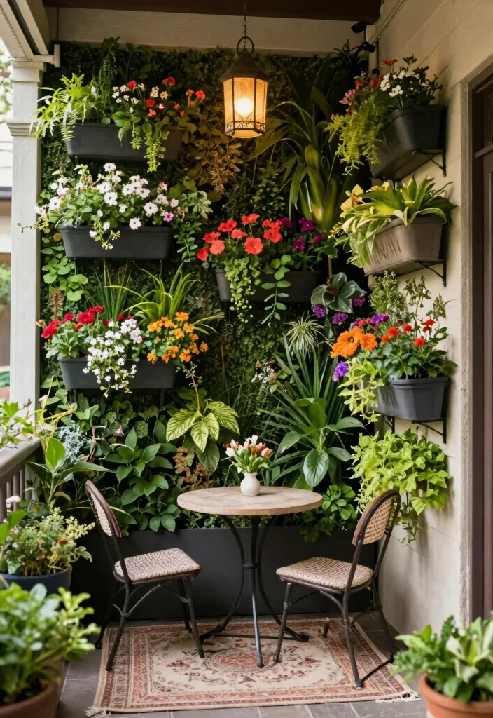 12 Narrow Front Porch Ideas That Use Space Wisely 1. Vertical Garden Delight 0