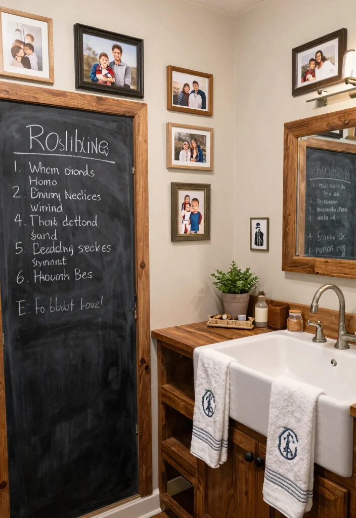 12 Rustic Laundry Room Ideas with Warm Natural Texture 12. Personalized Touches 0