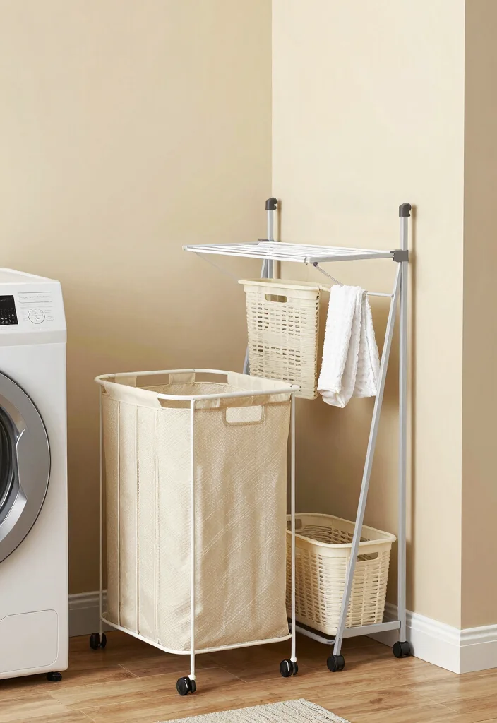 12 Small Dorm Room Ideas That Maximize Space and Comfort 51 12 Small Dorm Room Ideas That Maximize Space and Comfort 11. Efficient Laundry Solutions 0