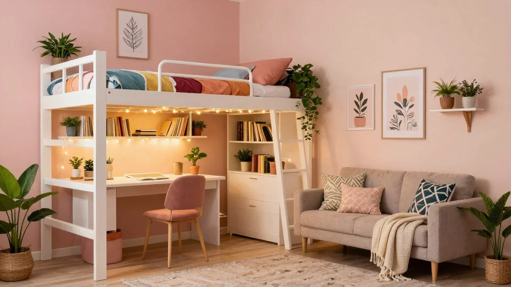 12 Small Dorm Room Ideas That Maximize Space and Comfort