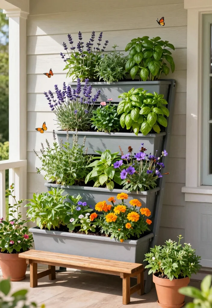 12 Small Front Porch Ideas That Feel Inviting Not Cramped 1. Vertical Gardens for a Lush Look 0