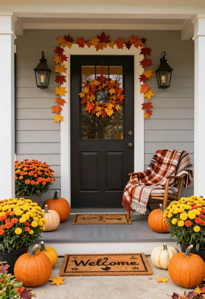 12 Small Front Porch Ideas That Feel Inviting Not Cramped 11. Seasonal Decor Changes for Fresh Looks 0