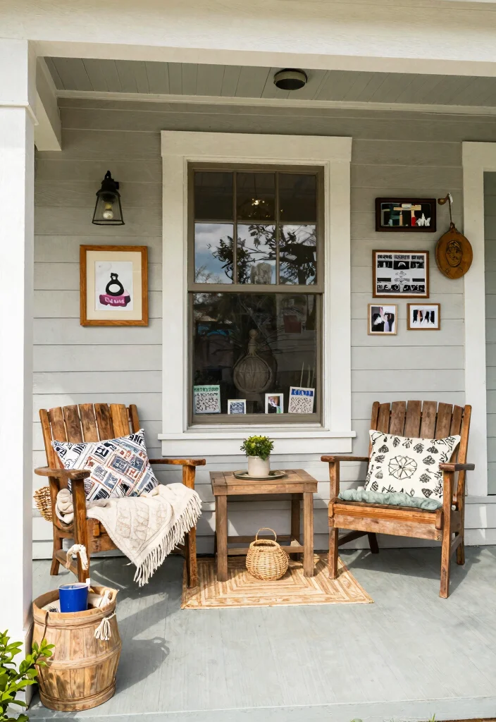 12 Small Front Porch Ideas That Feel Inviting Not Cramped 12. Embrace Your Personal Style 0