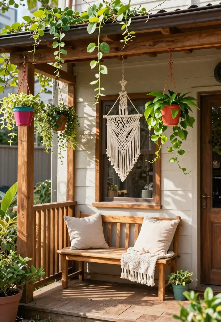 12 Small Front Porch Ideas for Urban Dwellings 1 12 Small Front Porch Ideas for Urban Dwellings 1. Embrace the Charm of Hanging Plants 0