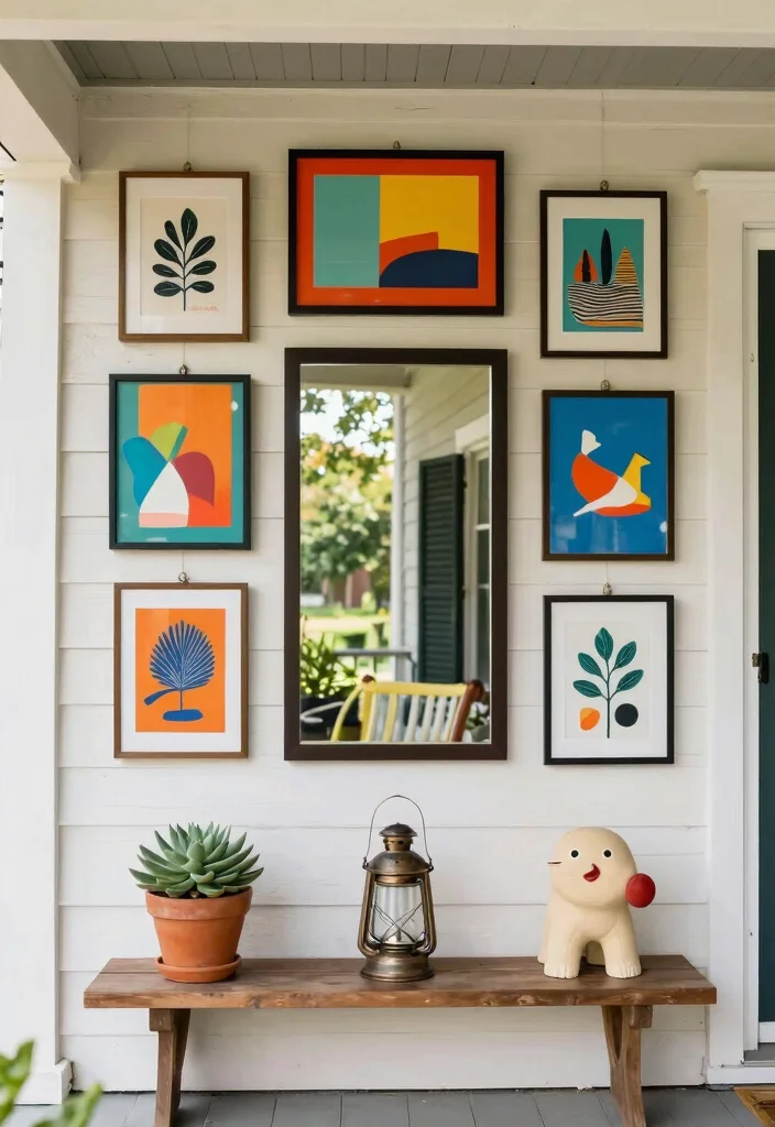 12 Small Front Porch Ideas for Urban Dwellings 25 12 Small Front Porch Ideas for Urban Dwellings 5. Wall Art and Decor 0