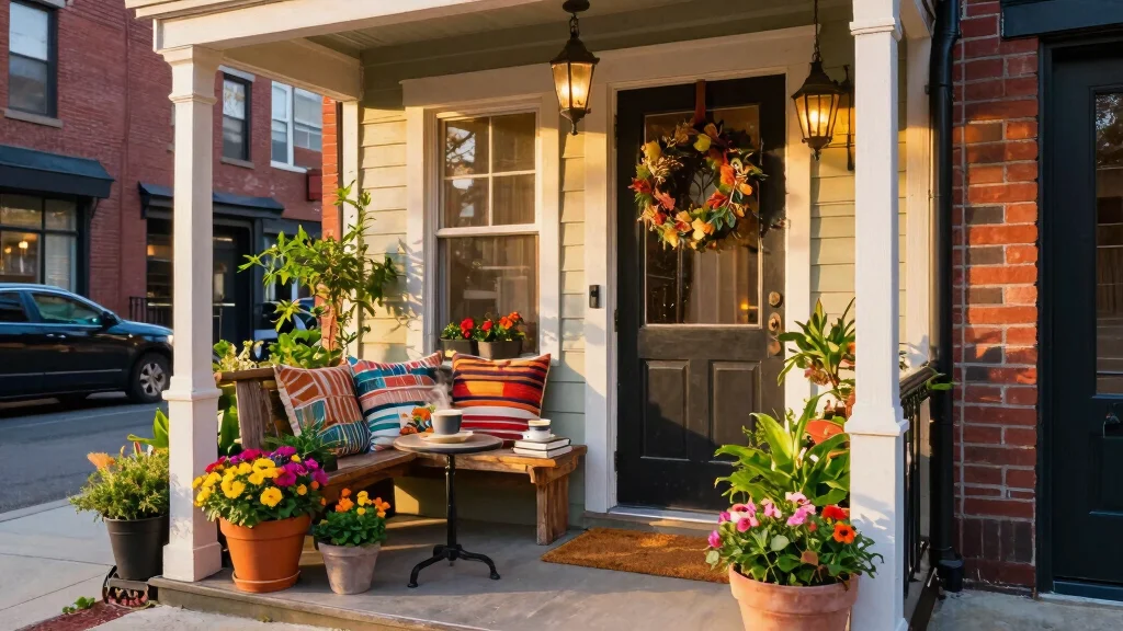 12 Small Front Porch Ideas for Urban Dwellings
