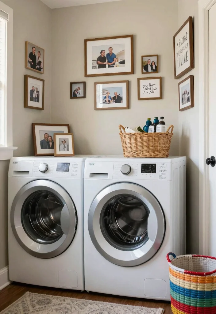 12 Small Laundry Room Ideas Stackable for Tight Layouts 12. Personal Touches 0