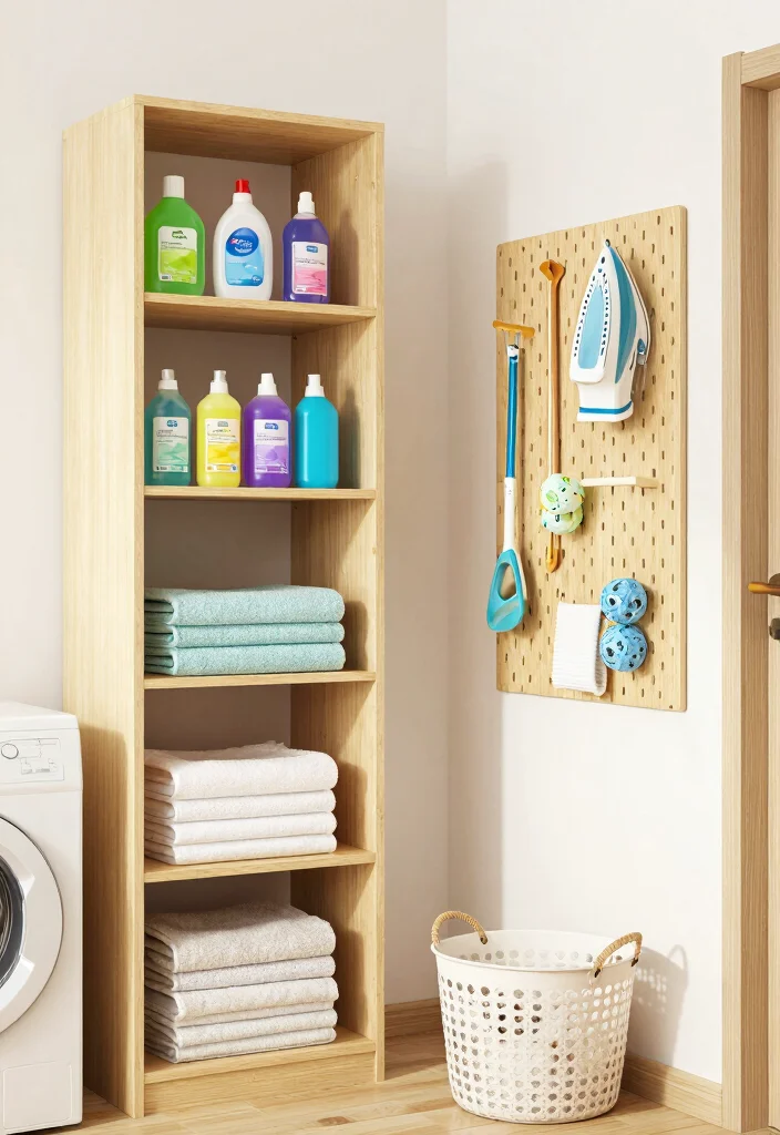 12 Small Laundry Room Ideas Stackable for Tight Layouts 2. Vertical Storage Solutions 0