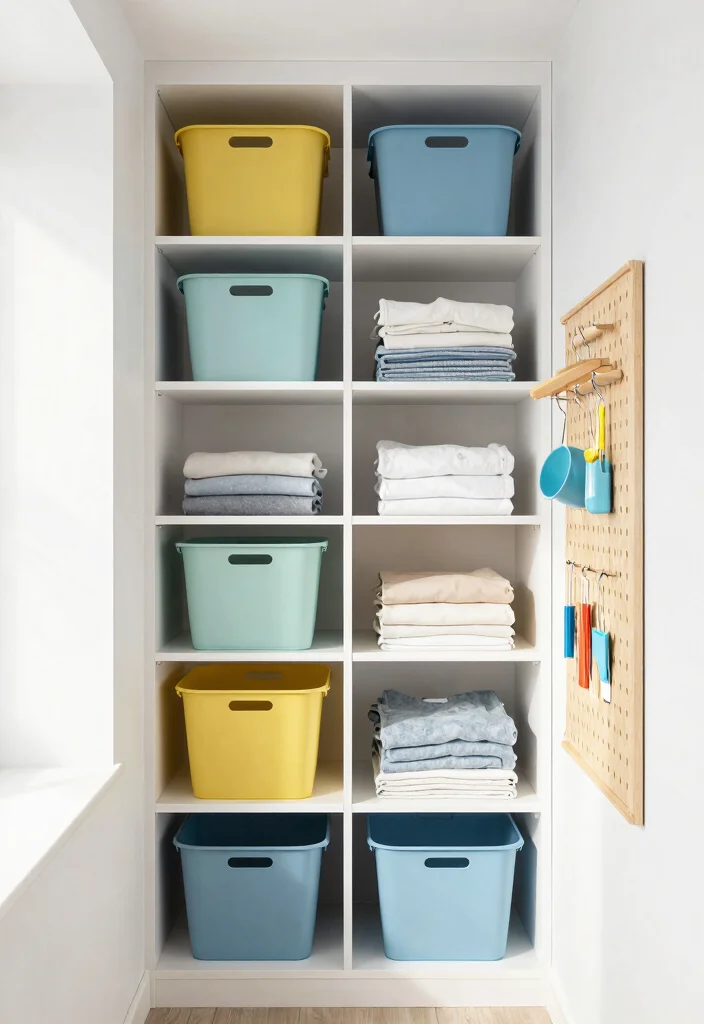 12 Small Laundry Room Ideas That Stay Organized and Bright 1. Use Vertical Storage Solutions 0