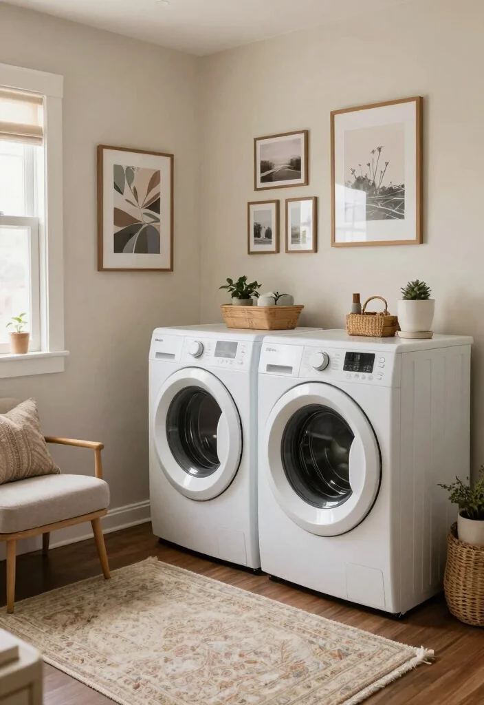 12 Tiny Laundry Room Ideas with Smart Storage Solutions 52 12 Tiny Laundry Room Ideas with Smart Storage Solutions 12. Personal Touches 0