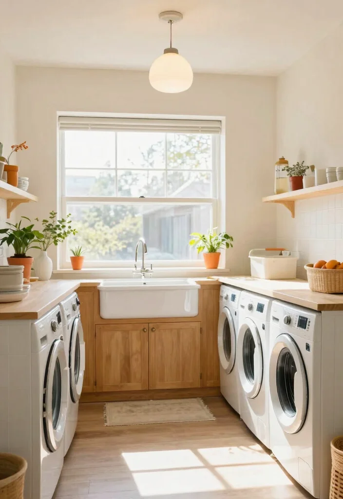 12 Tiny Laundry Room Ideas with Smart Storage Solutions 27 12 Tiny Laundry Room Ideas with Smart Storage Solutions 7. Bright Lighting Solutions 0