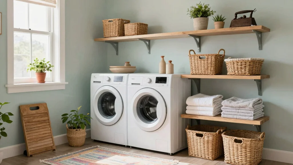12 Tiny Laundry Room Ideas with Smart Storage Solutions