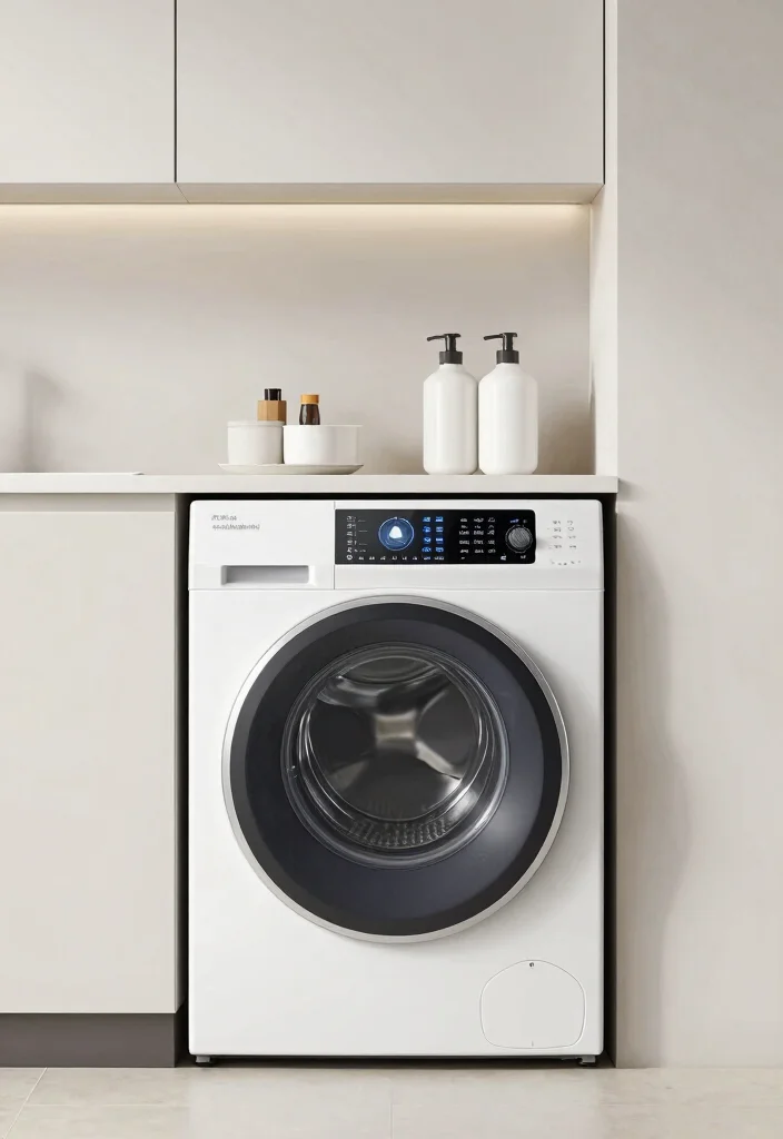 12 Top Load Washer Laundry Room Ideas with Easy Access 11. Smart Laundry Technology 0