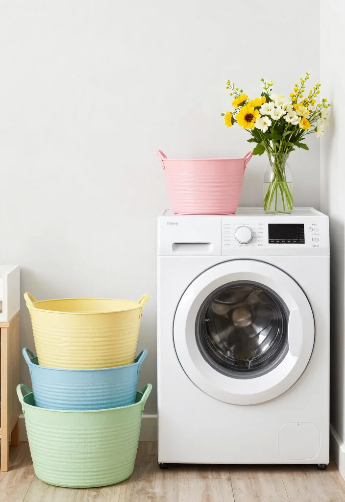 12 Top Load Washer Laundry Room Ideas with Easy Access 12. Seasonal Decor Swaps 0