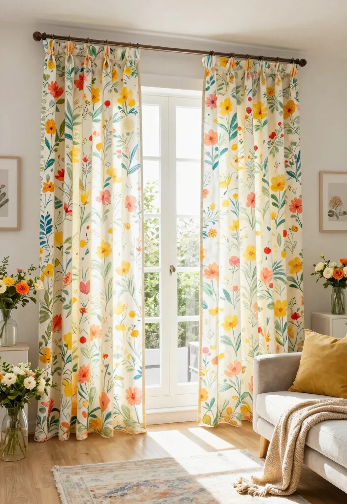 12 Voile Curtain Ideas for Light Airy and Dreamy Rooms 11. Seasonal Voile Curtains 0