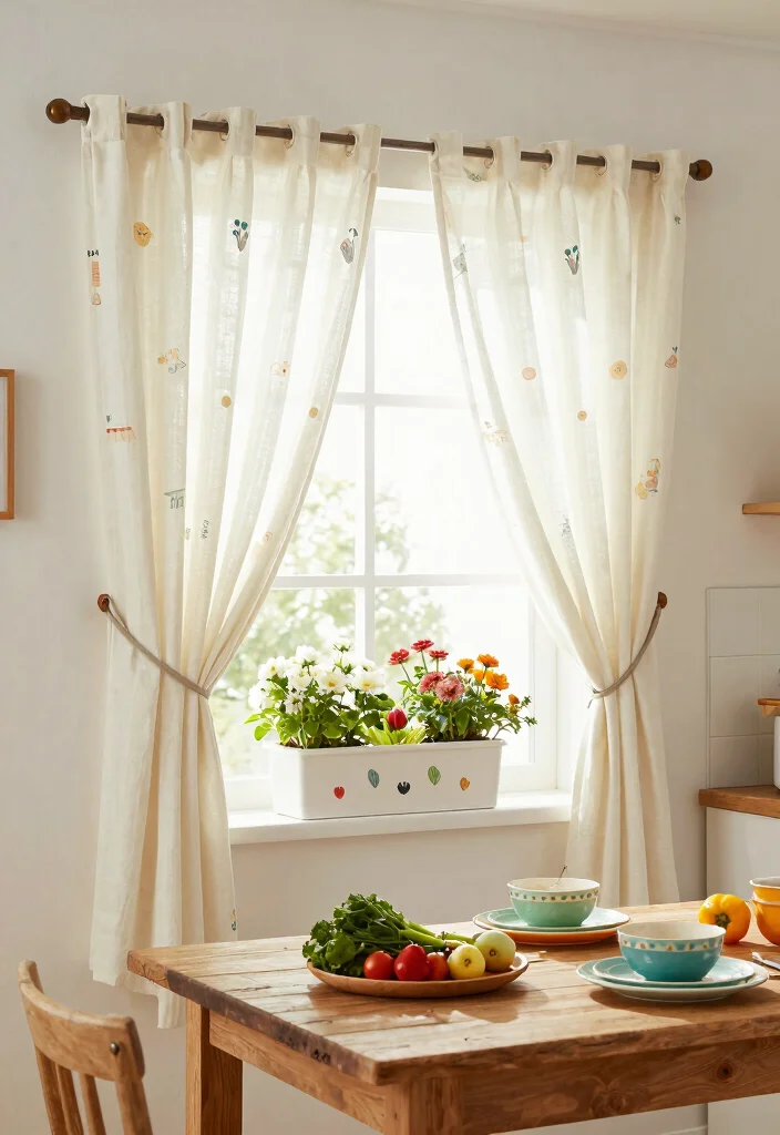 14 Curtain Ideas to Instantly Soften Light and Elevate Any Room 11. Eco Friendly Tie Top Curtains for Flexibility 0