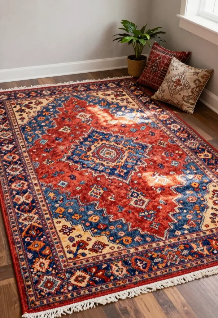 14 Cute Dorm Room Ideas That Feel Fun and Personal 41 14 Cute Dorm Room Ideas That Feel Fun and Personal 11. Colorful Rugs for a Cozy Touch 0