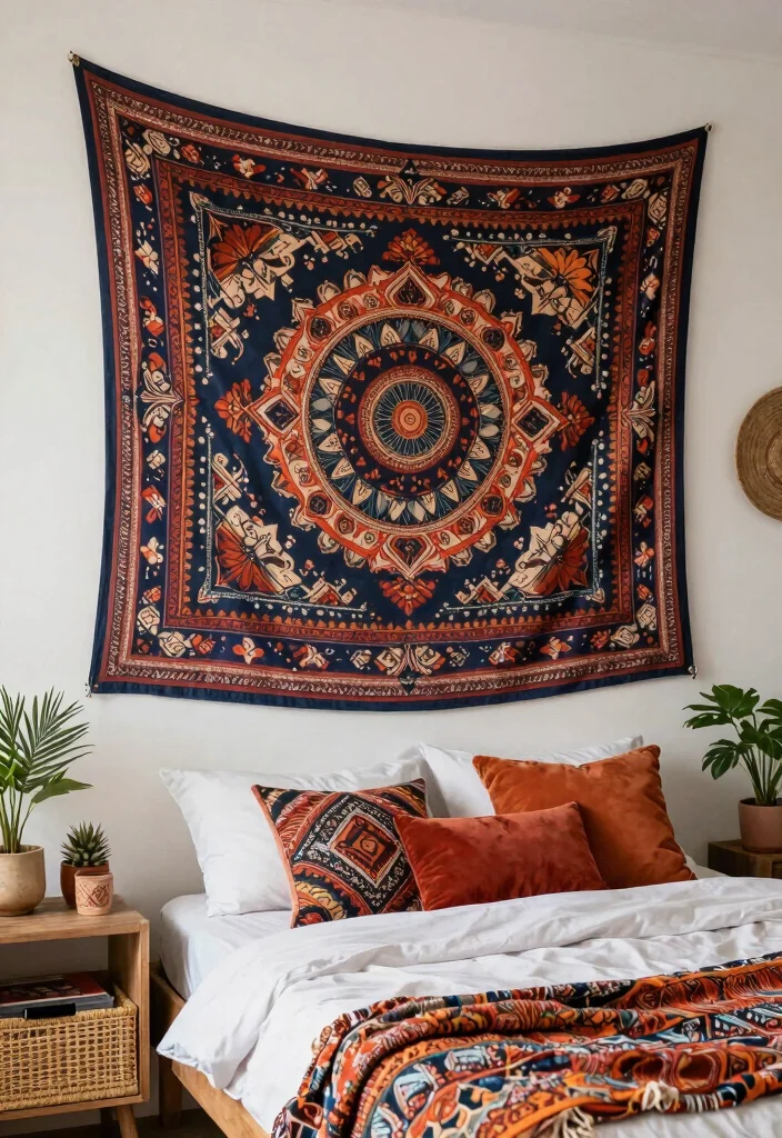 14 Cute Dorm Room Ideas That Feel Fun and Personal 52 14 Cute Dorm Room Ideas That Feel Fun and Personal 12. Trendy Wall Tapestries 0