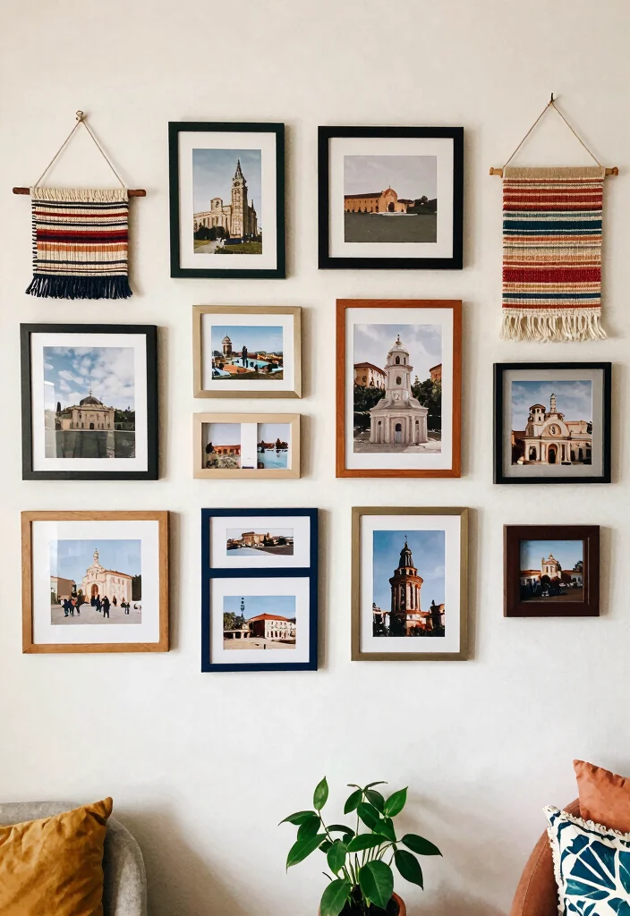 14 Cute Dorm Room Ideas That Feel Fun and Personal 2 14 Cute Dorm Room Ideas That Feel Fun and Personal 2. Boho Wall Art Gallery 0