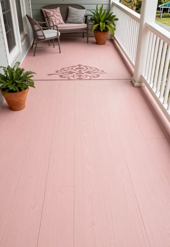 14 DIY Front Porch Ideas to Boost Curb Appeal 11. Paint or Stain Your Porch Floor 0