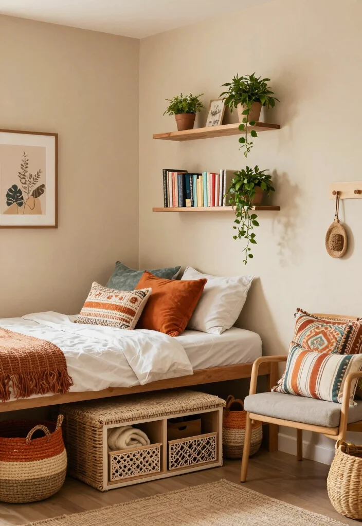14 Dorm Room Decor Ideas to Make Small Spaces Feel Like Home 6. Unique Storage Solutions 0