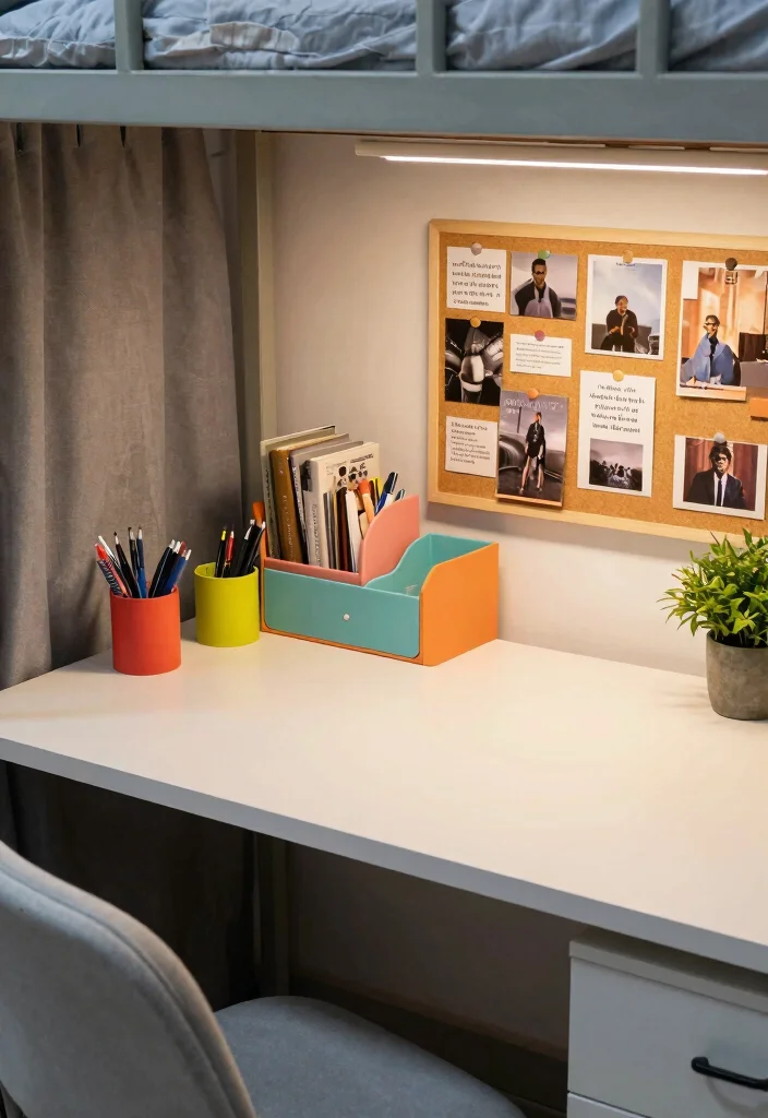 14 Dorm Room Decor Ideas to Make Small Spaces Feel Like Home 9. Fun and Functional Desk Accessories 0