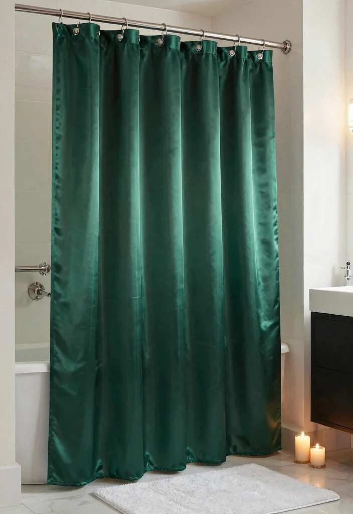 14 Double Shower Curtain Ideas for a Polished Layered Look 37 14 Double Shower Curtain Ideas for a Polished Layered Look 7. Sustainable Silk Cotton 0