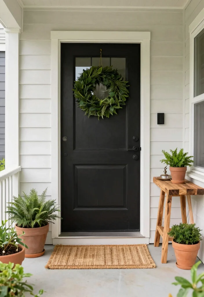 14 Double Wide Front Porch Ideas for Relaxed Outdoor Living 12. Inviting Entryway 0