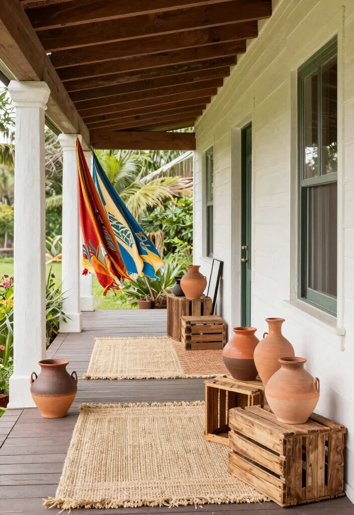 14 Double Wide Front Porch Ideas for Relaxed Outdoor Living 4. Sustainable Decor Elements 0