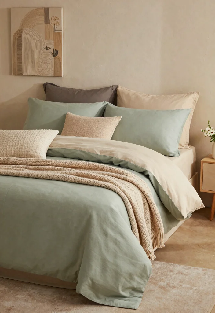 14 Earthy Dorm Room Ideas for Calm Natural Vibes 1. Organic Cotton Bedding 0