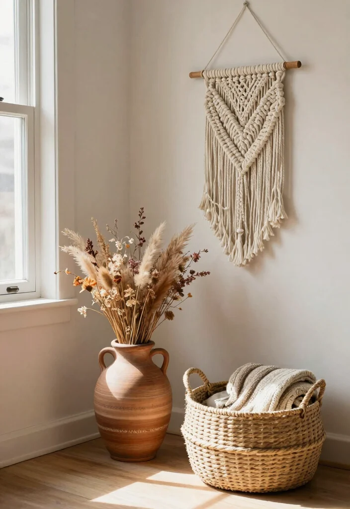 14 Earthy Dorm Room Ideas for Calm Natural Vibes 10. Handcrafted Decor 0