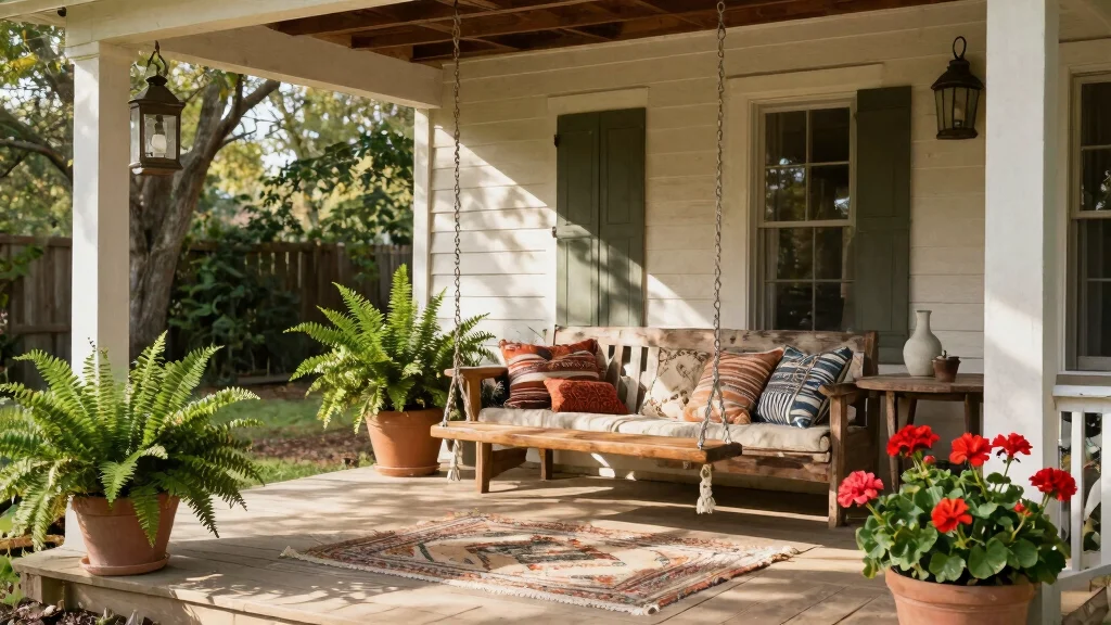 14 Farmhouse Front Porch Ideas with Rustic Personality
