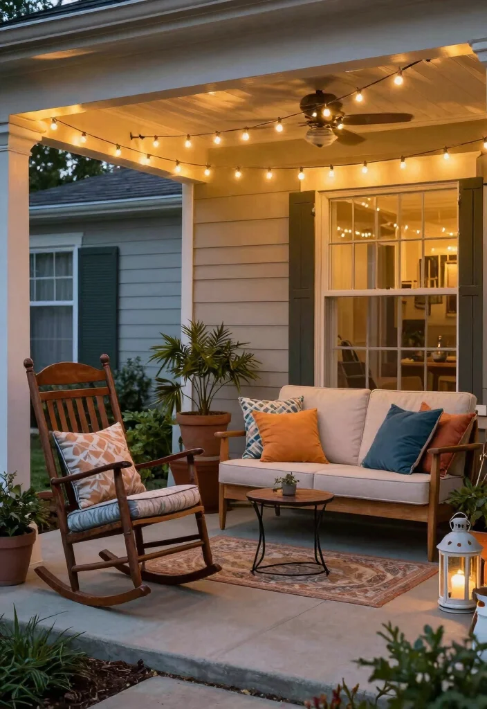 14 Front Porch Decor Ideas to Refresh Your Home Exterior 2. Cozy Porch Furniture 0