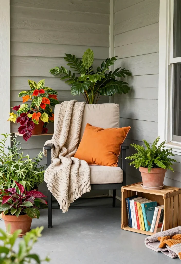 14 Front Porch Decorating Ideas for Everyday Charm 14. Create a Cozy Corner 0