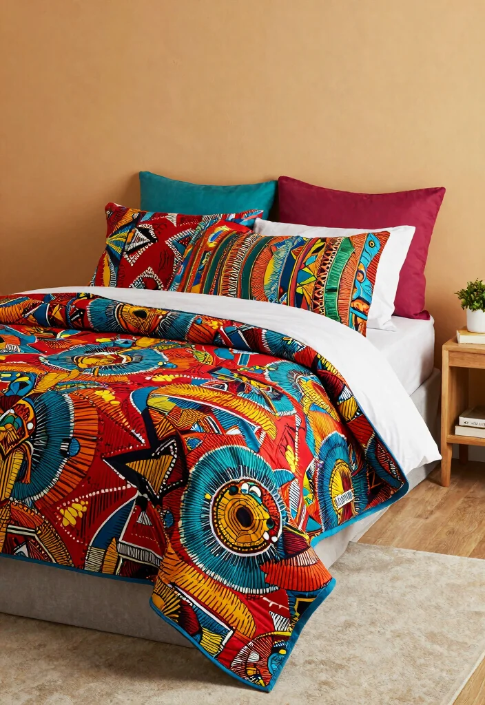 14 HBCU Dorm Room Ideas Full of Culture and Personality 14 14 HBCU Dorm Room Ideas Full of Culture and Personality 4. Vibrant Bedding that Makes a Statement 0