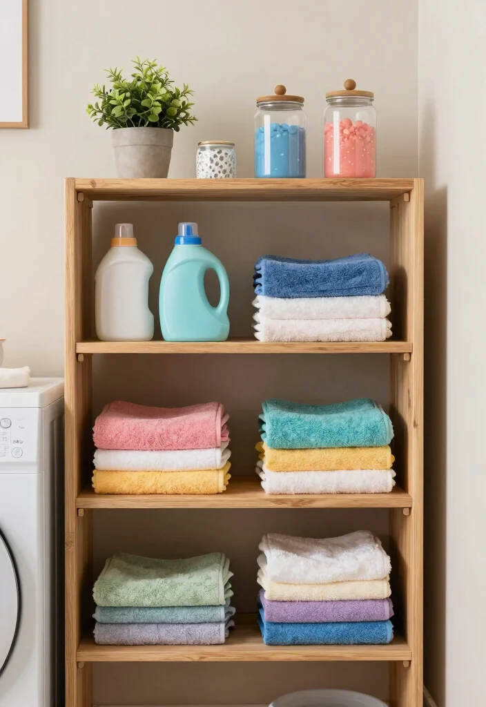 14 Large Laundry Room Ideas for Organized Family Living 4. Organizing with Open Shelving 0