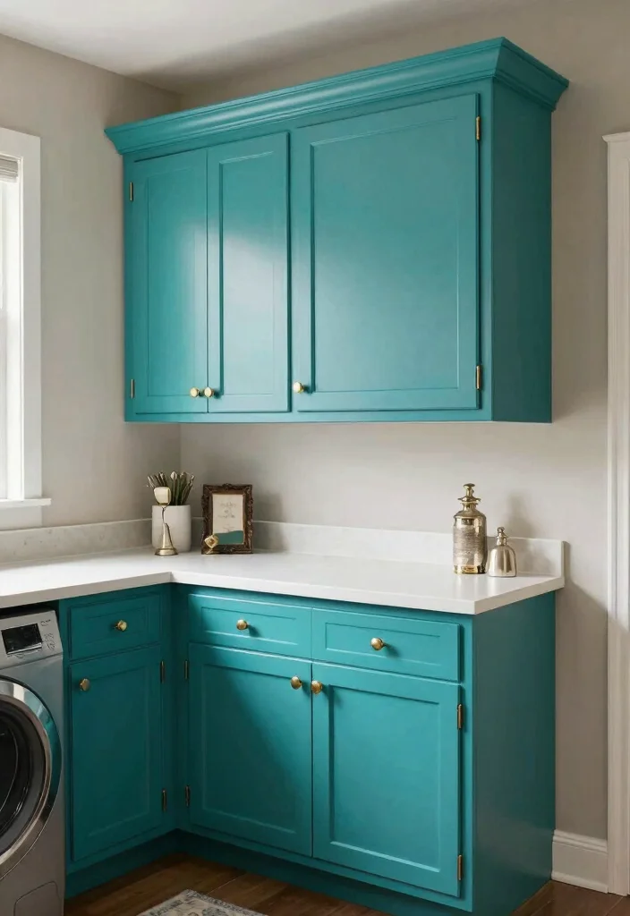 14 Laundry Room Cabinet Ideas for Hidden Storage 8. Decorative Cabinet Designs 0