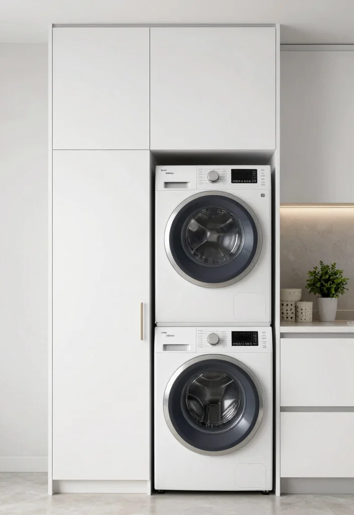 14 Laundry Room Cabinet Ideas for Hidden Storage 9. Integrated Laundry Solutions 0