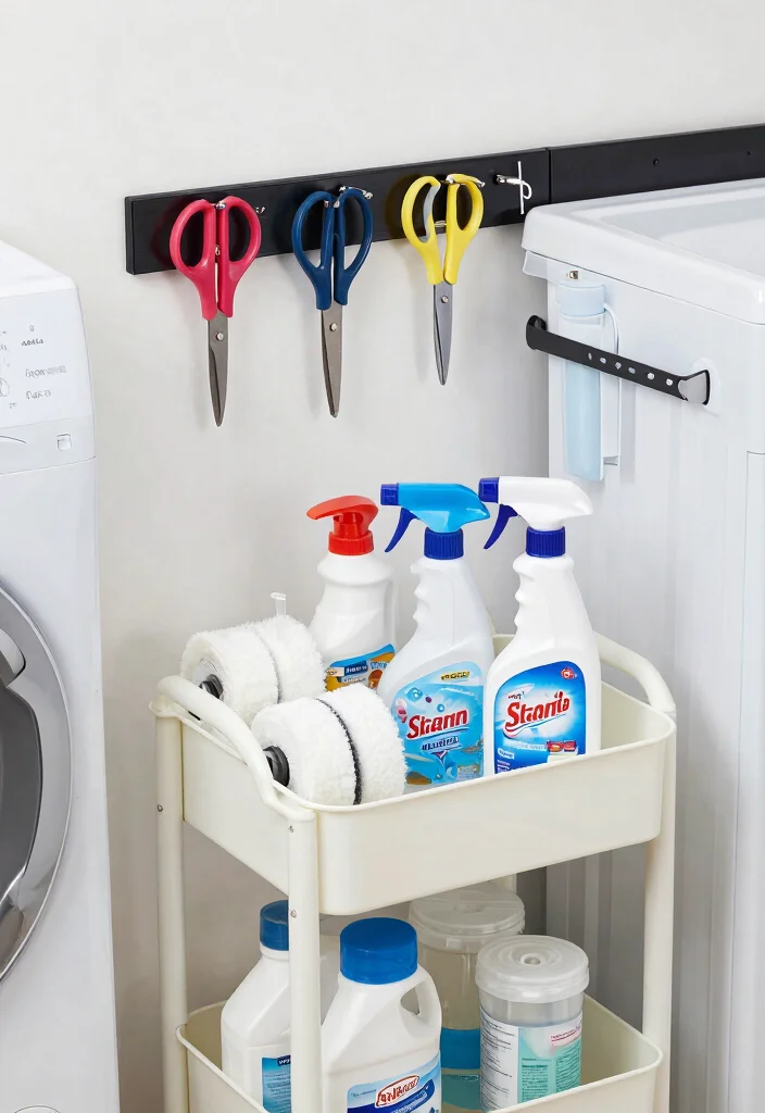 14 Laundry Room Ideas That Make Everyday Chores Feel Easier 13. Practical Cleaning Supplies 0