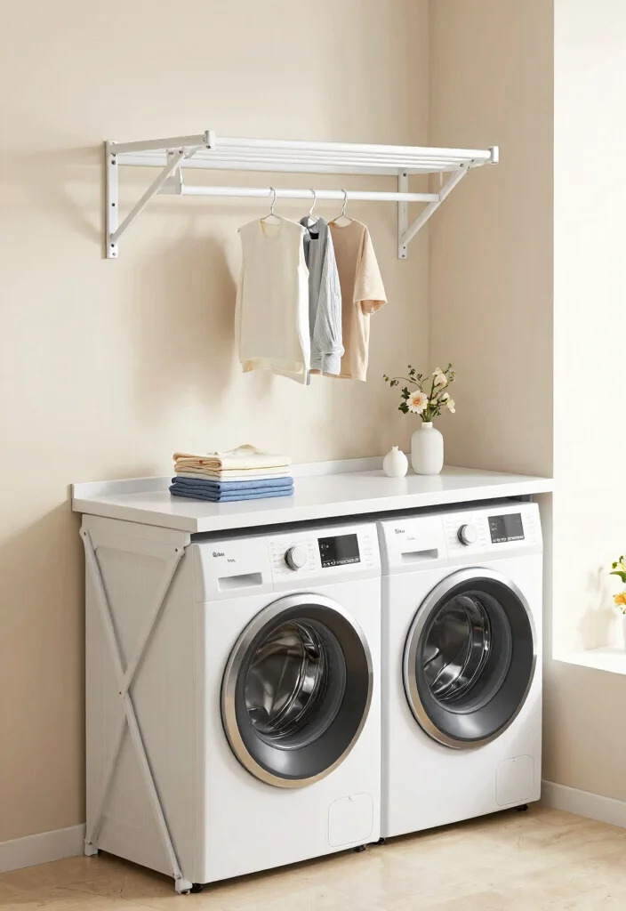 14 Laundry Room Ideas That Make Everyday Chores Feel Easier 3. Functional Folding Stations 0