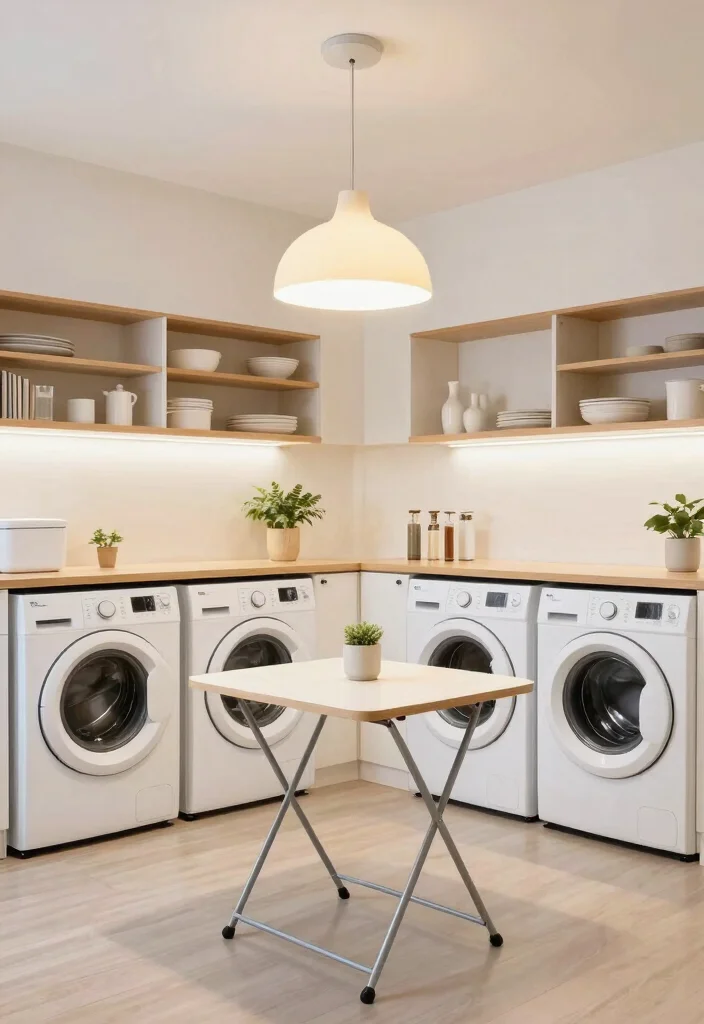 14 Laundry Room Ideas That Make Everyday Chores Feel Easier 4. Bright Lighting Solutions 0