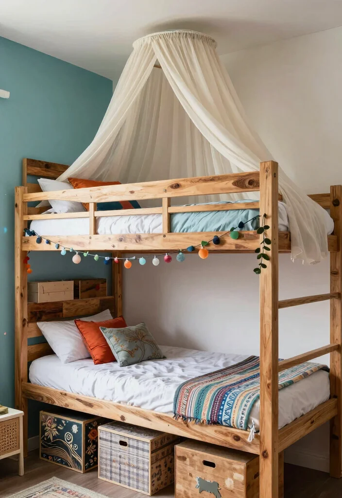 14 Lofted Bed Dorm Room Ideas That Feel Open and Functional 13. DIY Lofted Bed Enhancements 0