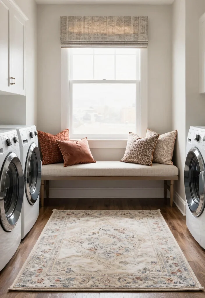 14 Luxury Laundry Room Ideas That Feel Boutique Inspired 5. Luxurious Fabrics and Textiles 0