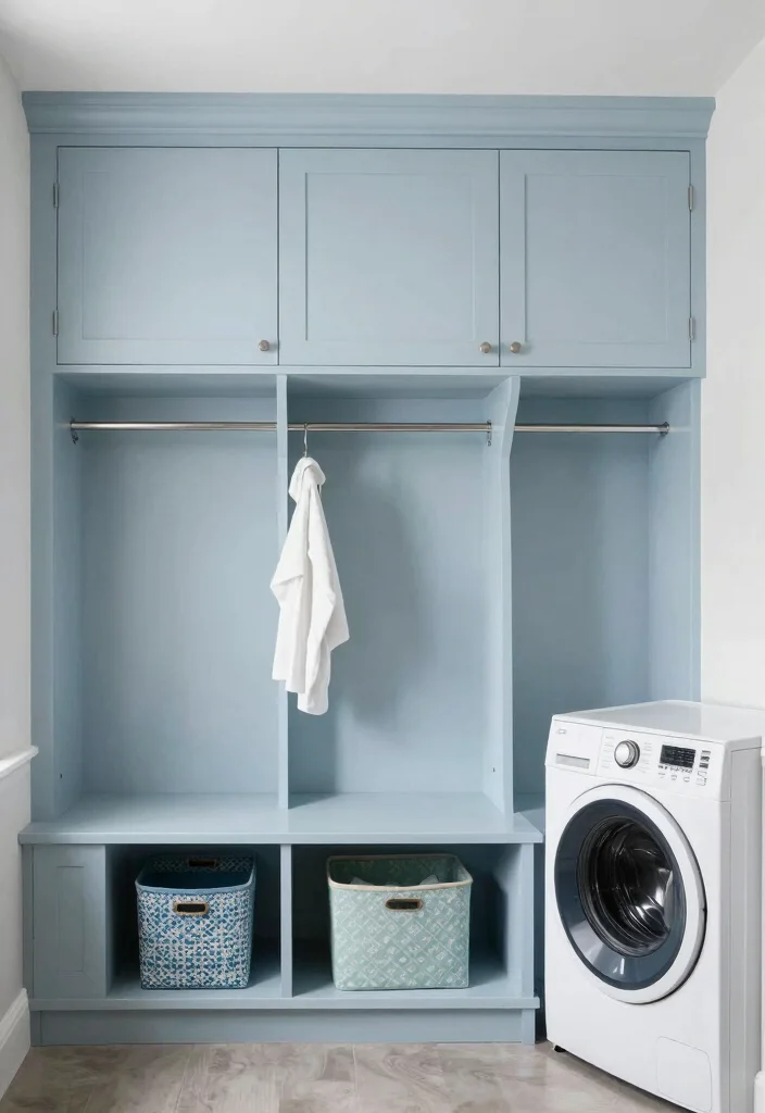 14 Mudroom Laundry Room Ideas for Busy Homes 4. Color Coordination for a Polished Look 0