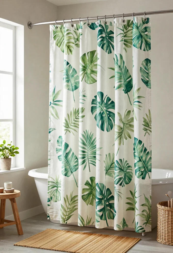 14 Shower Curtain Ideas for Bathrooms with Style and Personality 1. Organic Cotton Shower Curtains 0