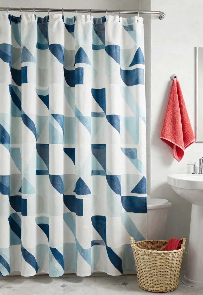 14 Shower Curtain Ideas for Bathrooms with Style and Personality 2. Recycled Polyester Shower Curtains 0