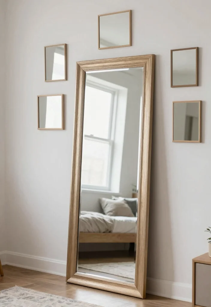 15 Dorm Room Ideas That Feel Cozy Personal and Easy to Live In 11. Use of Mirrors 0