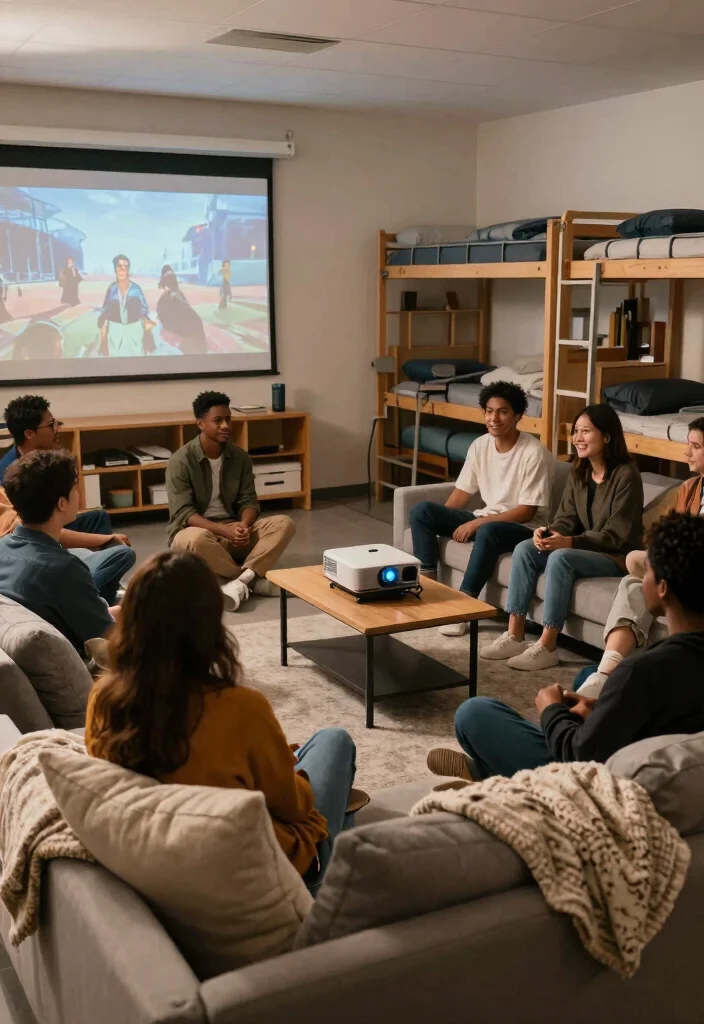 15 Dorm Room Ideas That Feel Cozy Personal and Easy to Live In 15. Community and Shared Spaces 0